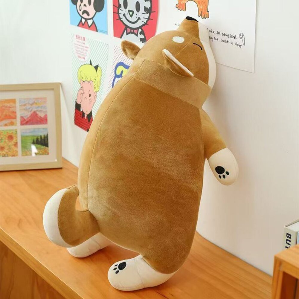 30'' Shiba Inu Plush Stuffed Animal Dog Plush Pillow - Picture 4 of 8